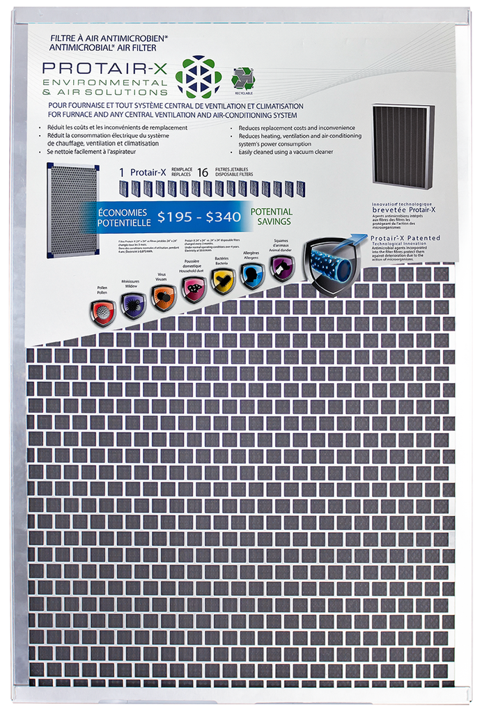 Protair-X air filter 16x25x1