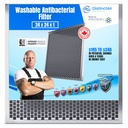 Filtre de fournaise réutilisable antimicrobien 24x24x1 (Protair-X)