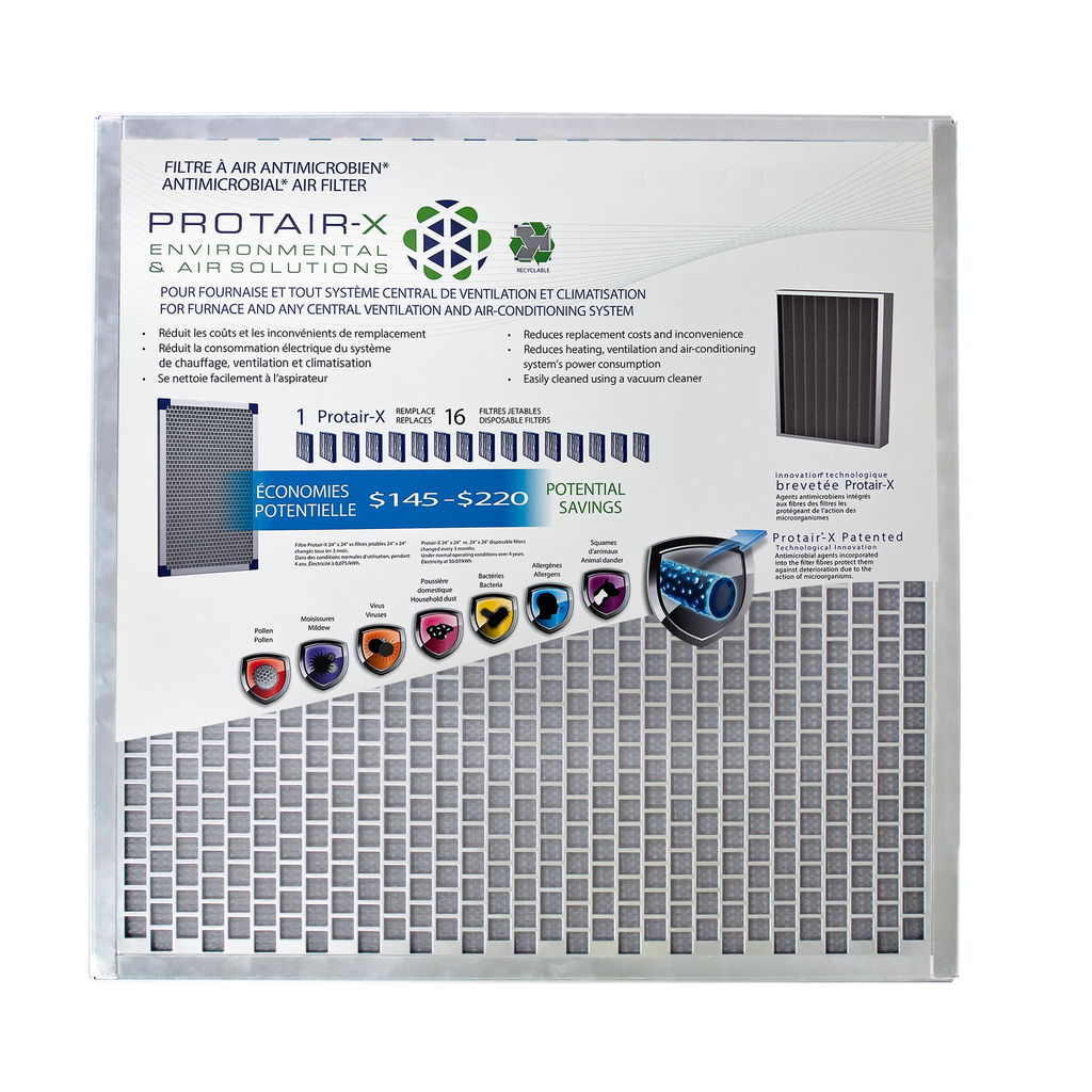 Protair-X Air Filter 12x12x1