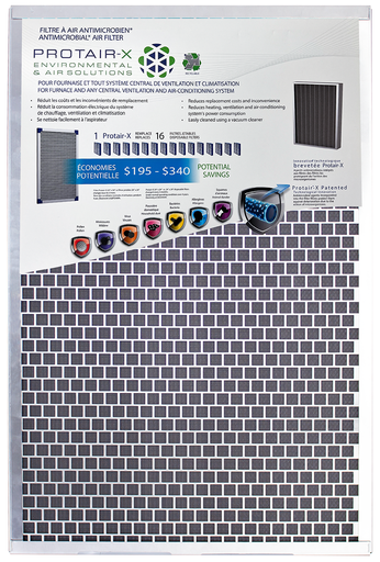Protair-X air filter 16x25x1