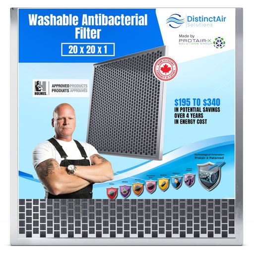 Protair-X air filter 20x20x1