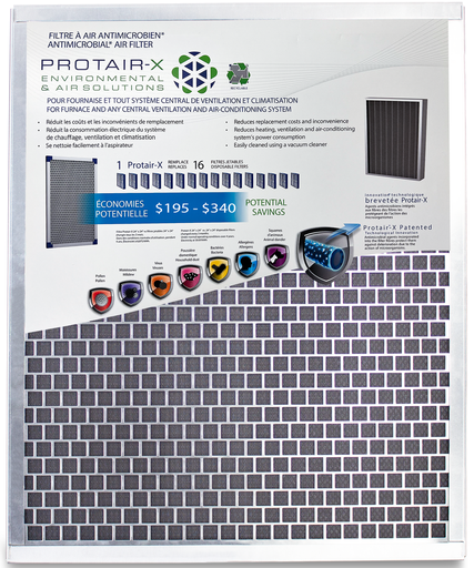 Protair-X air filter 20x25x1
